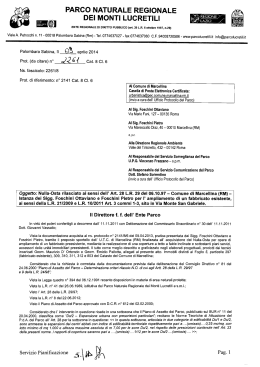 02<.6`. - Parco Naturale Regionale dei Monti Lucretili