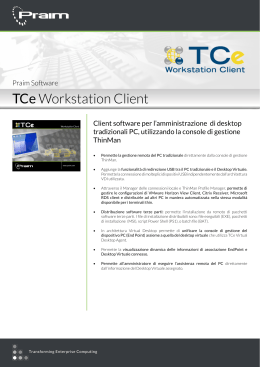 TCe Workstation Client