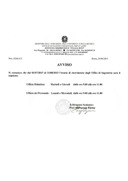 Via Pirgatele, 20 - 00124 ROMA i Tel