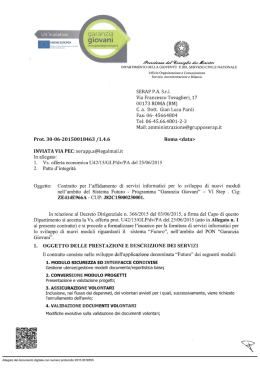 SERAP P.A. S.r.l. Via Francesco Tovaglieri, 17 00173 ROMA (RM) C