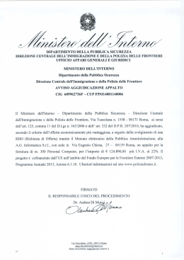 dipartimento della pubblica sicurezza direzione