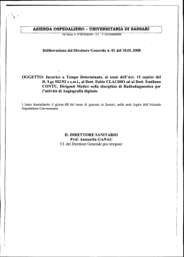 Delibera del 10 Gennaio 2008, n.1 [file]