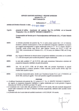 Azienda U.S.L. n°7 09013 Carbonia-CA