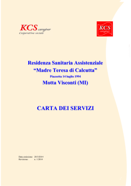 carta dei servizi - ASL della Provincia di Milano 1 UOC Vigilanza e