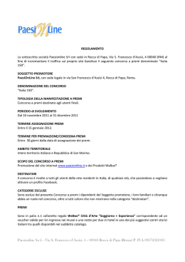 Paesionline S.r.l. - Via S. Francesco d`Assisi, 4 &ndash; 00040 Rocca di
