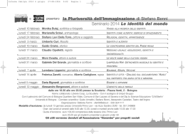 Informa feb/giu 09 3 - Universit&agrave; Primo Levi