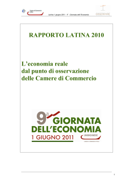 Strutturale 2010 - Camera di Commercio di Latina