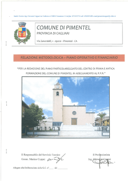 COMUNE DI PHVIENTEL - Sardegna Territorio