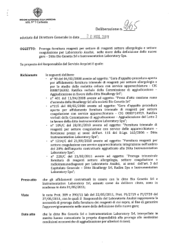 Delibera del 30 Maggio 2011, N.265