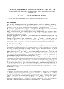 C. Vacca1 F.A. Casuscelli1 A. Di Bello1 e R. Dominici1 1