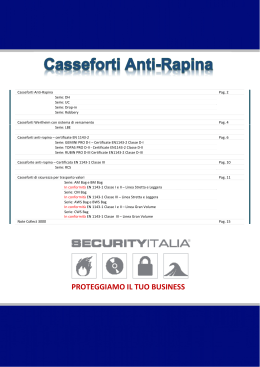 casseforti anti-rapina certificate en 1143-2