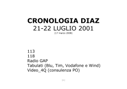 cronologia diaz 21-22 luglio 2001