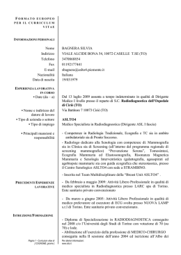 Curriculum Vitae - Studio Futura srl
