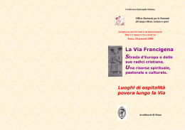 La Via Francigena - Chiesa Cattolica Italiana