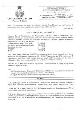 Testo provvedimento - Comune di Pozzallo