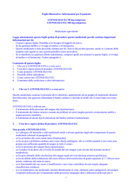 Specialit&agrave; medicinale ATENOLOLO EG