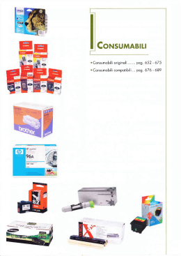 CONSUMABILI