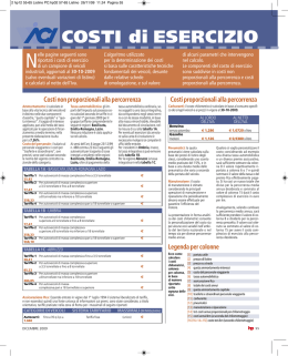 COSTI di ESERCIZIO