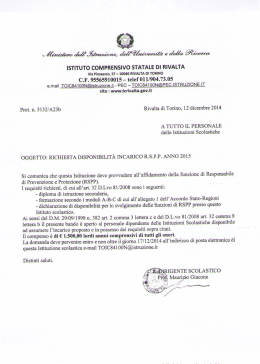 Visualizza l`offerta dell`Istituto comprensivo di Rivalta