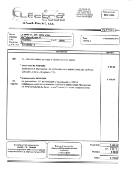 Via Chisola 14 10048 Vinovo (Tu)