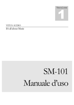 Manuale "SM-101"