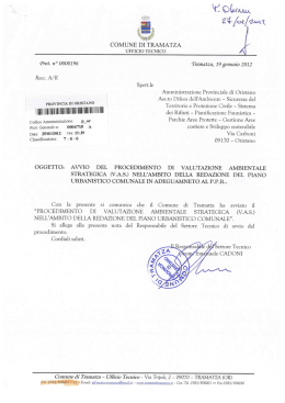 Leggi l`avviso - Provincia di Oristano