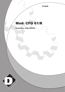 Mod: CFG 61/R - Horeca World