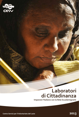 Laboratori di Cittadinanza - Il PORTALE del Volontariato del LAZIO