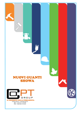 NUOVI GUANTI SHOWA