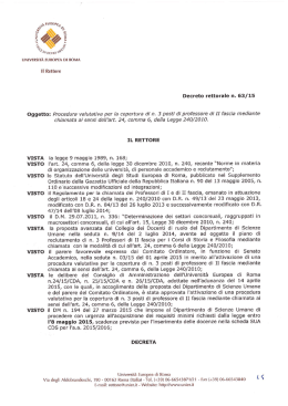 UNIVERSIT&Agrave; EUROPEA DI ROMA