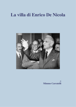 La villa di Enrico De Nicola