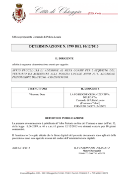 scarica allegato - Comune di Chioggia