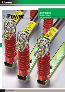 MEDIA TENSIONE Medium voltage Tension
