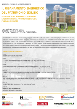 Scarica la brochure informativa