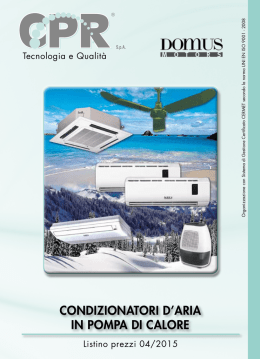 Scarica catalogo 2015 in formato Pdf