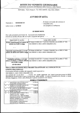 ISTITUTO VENDITE GIUDIZIARIE