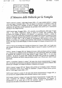 Febbraio 2007 - Decreto e Tabella