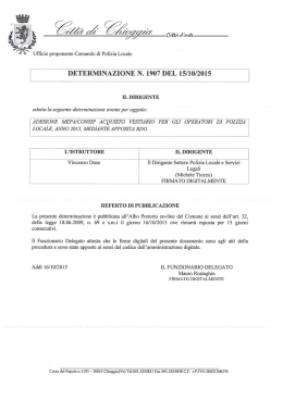 scarica allegato - Comune di Chioggia