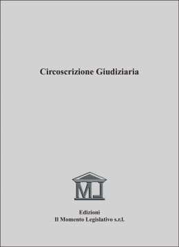 Scarica la nuova Circoscrizione Giudiziaria