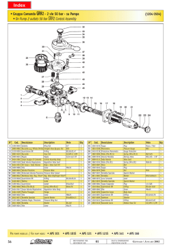 &bull; Gruppo Comando GRH2 - 2 vie 50 bar - su Pompa