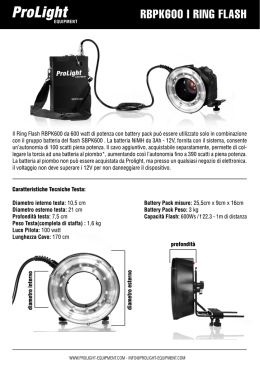scarica la brochure dell` rbpk600 - Prolight