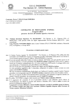 I.I.S. G. DALMASSO Via Claviere 10 » 10044 Pianezza