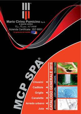 Catalogo generale online - Mario Cirino Pomicino SPA