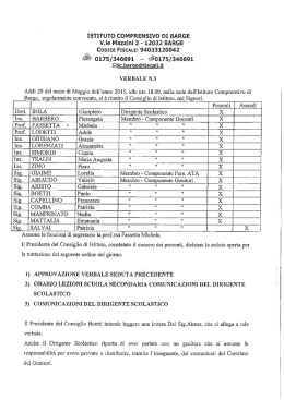 VERBALE N 3 DEL 29-5-2015 - Istituto Comprensivo di Barge