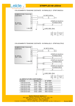 Strisce Led e Barre Led