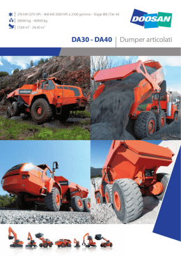 DA30 - DA40 | Dumper articolati