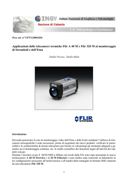 Dati FLIR A40M - Earth