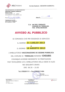 Scarica documento - Comune di Terralba