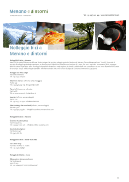 Noleggi bicicletteBicicletta classica o E-bikes?