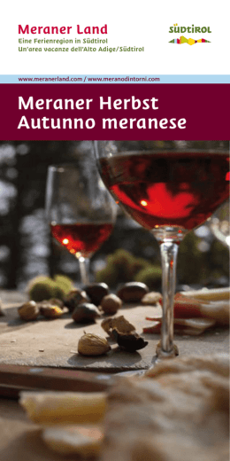 Meraner Herbst Autunno meranese